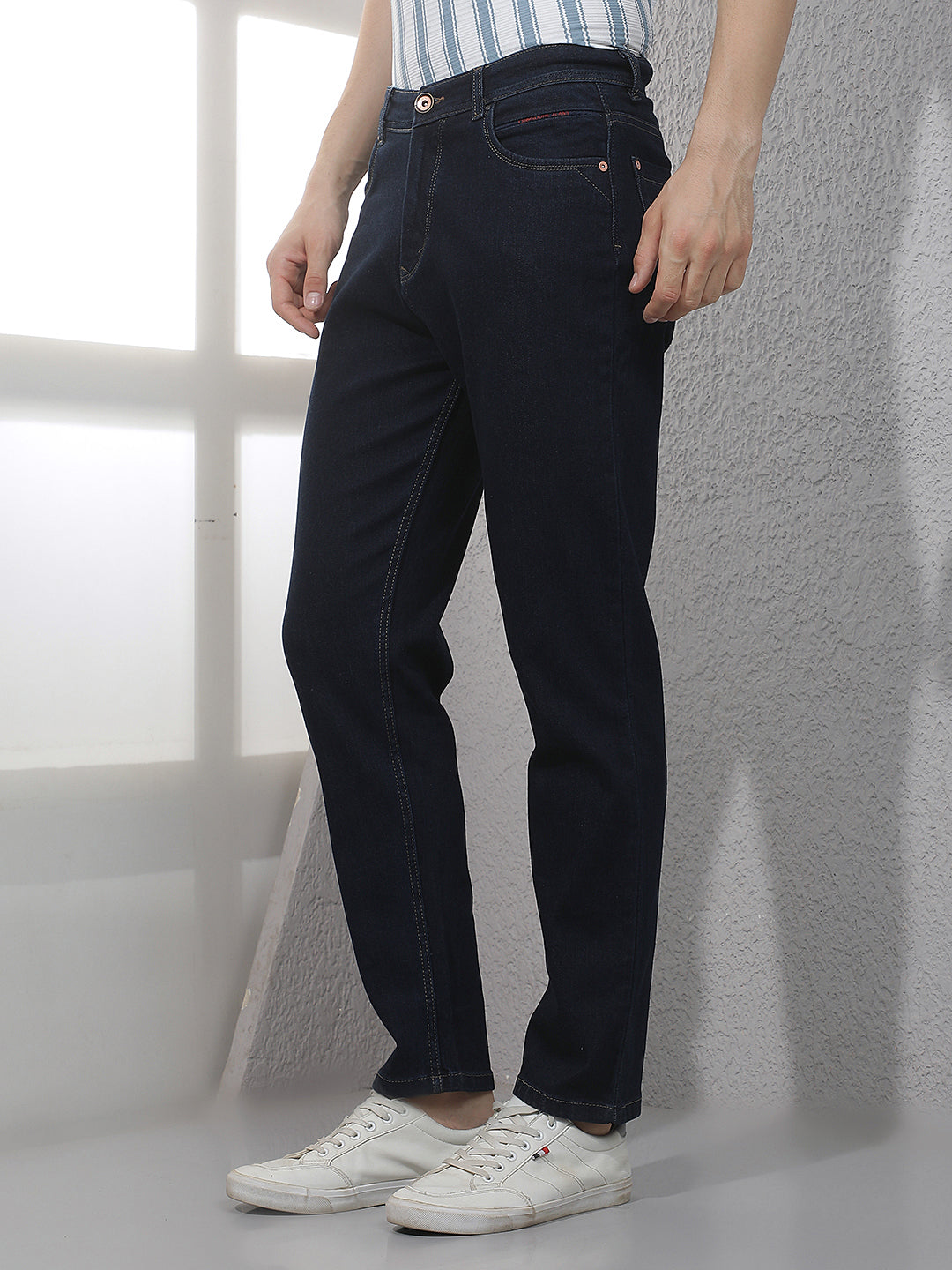 Sleek Deep Navy Navy Blue Jeans
