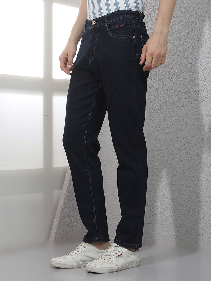 Sleek Deep Navy Navy Blue Jeans