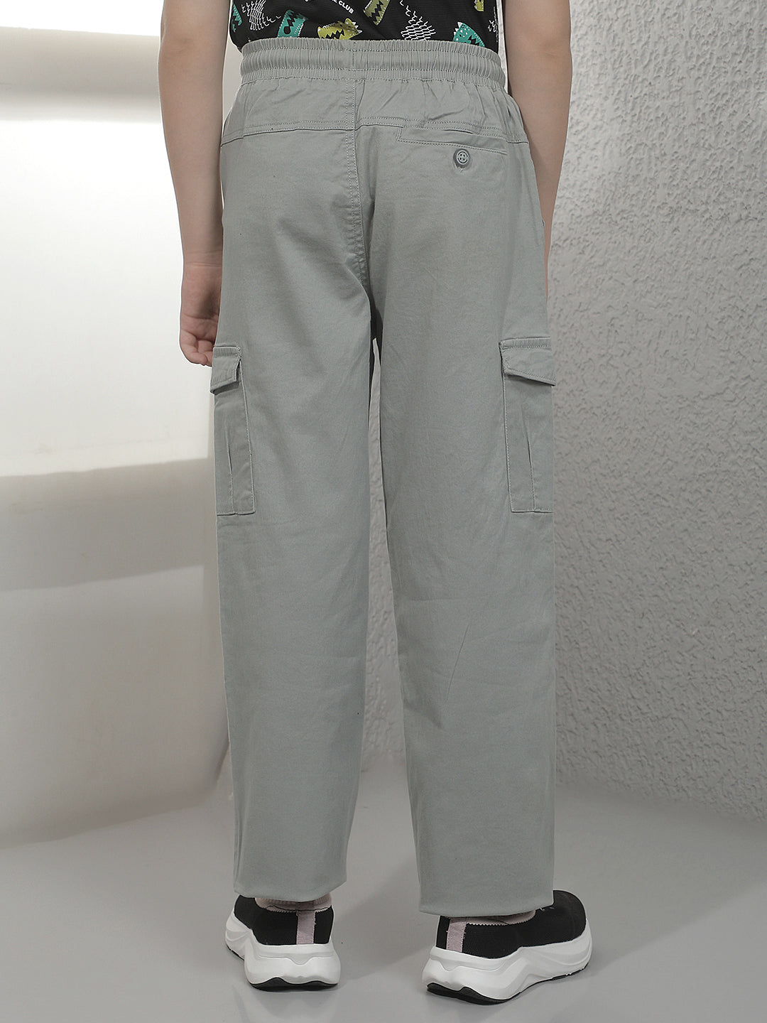 Classic Smoke Grey Cargo Trackpants