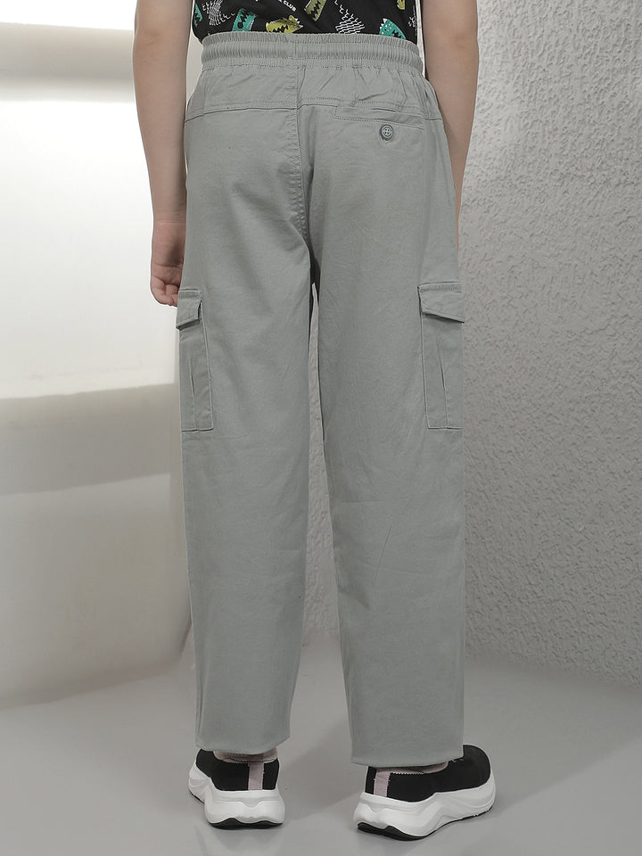 Classic Smoke Grey Cargo Trackpants