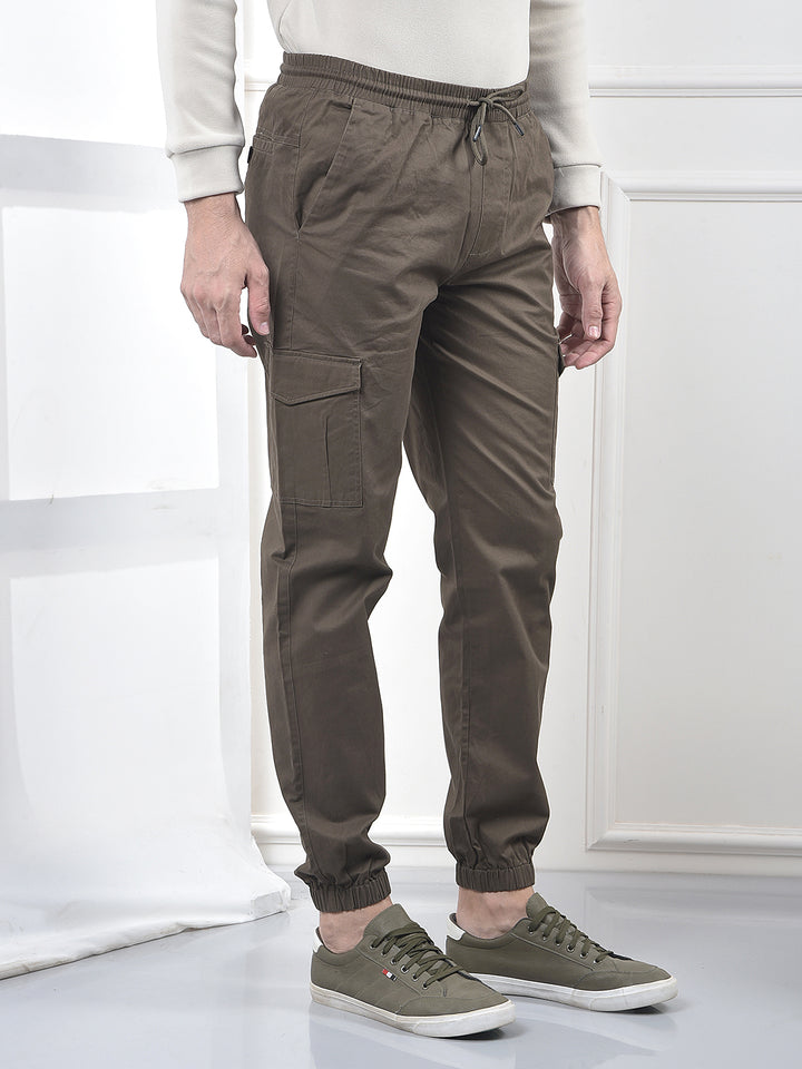 Vivid Olive Cargo Joggers