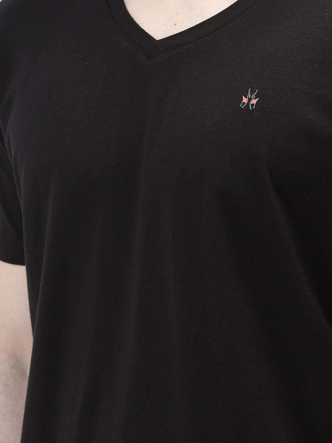 Black V-Neck T-Shirt