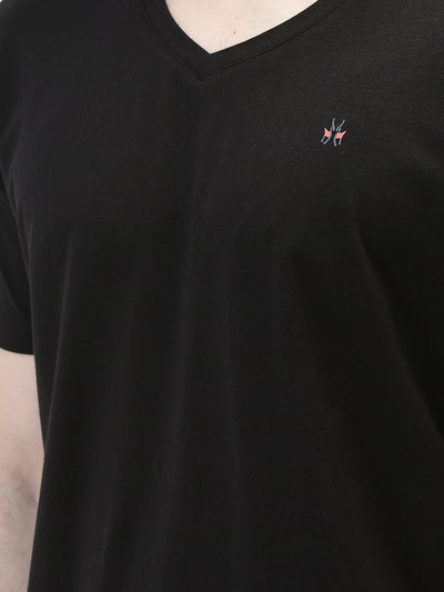 Black V-Neck T-Shirt