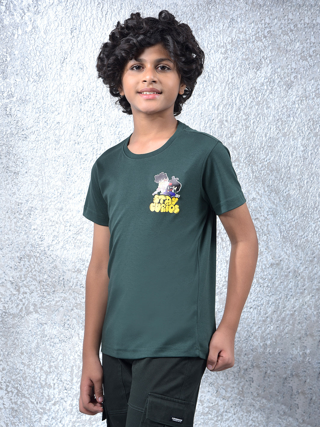 Green Graphic Print T-Shirt