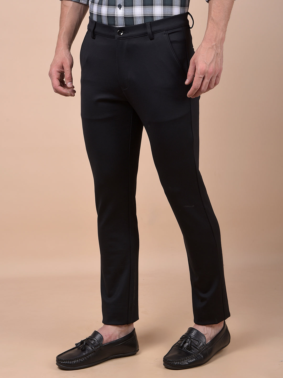 Essential Vibe Black Knitted Trousers