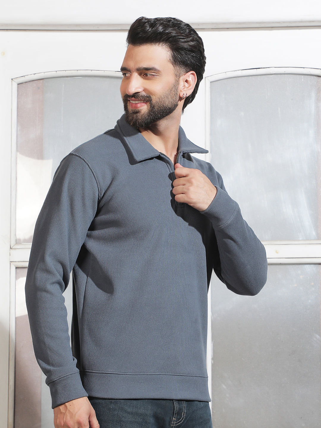 Modern Iron Grey Sweatshirt