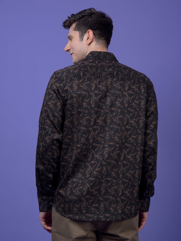 Black Printed Shirt