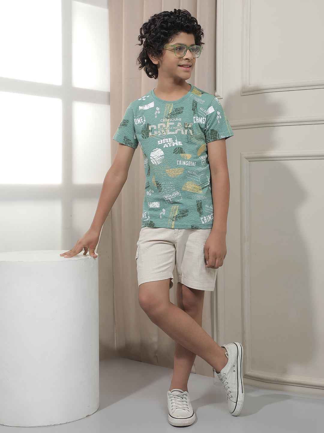 Green Graphic Printed T-Shirt