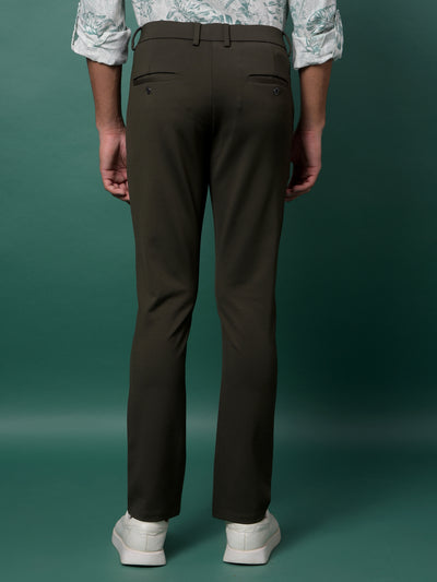 Monochrome Olive Slim Trousers