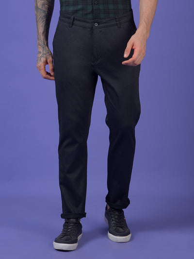 Black Printed Trousers