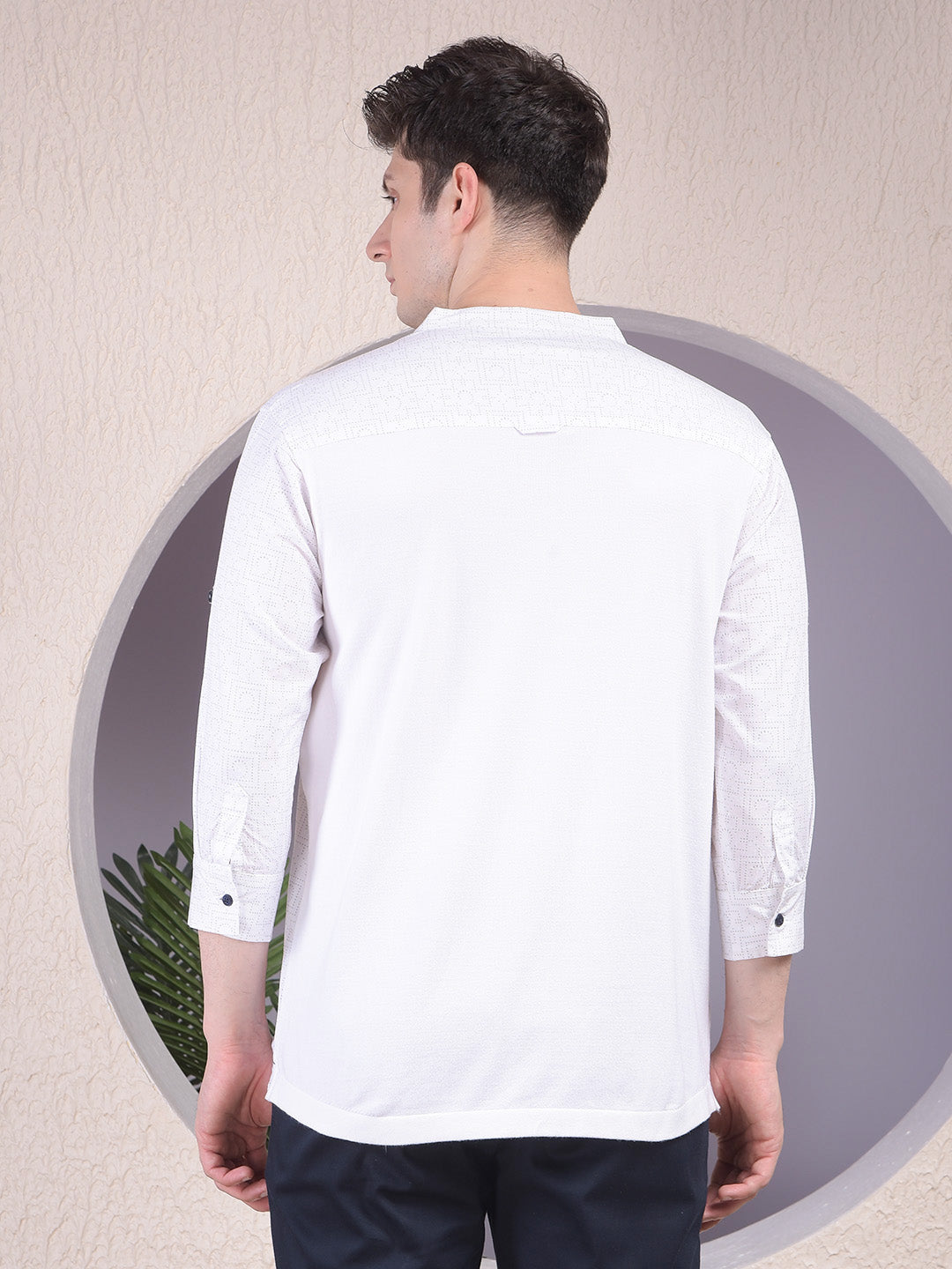 Dreamy White Printed Kurta