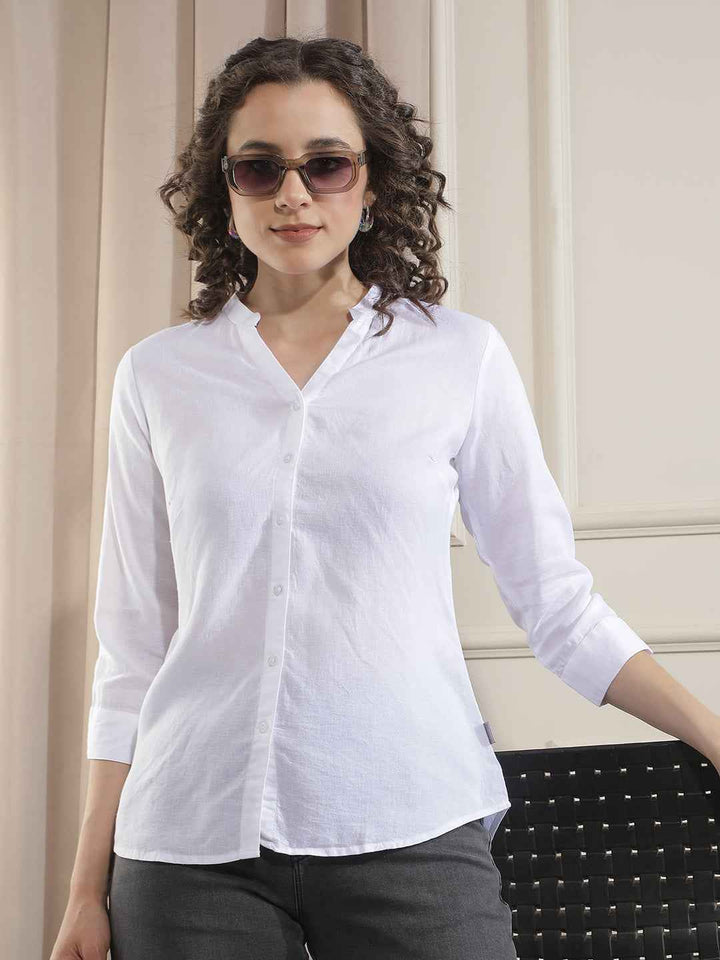 Airy White Linen Shirt