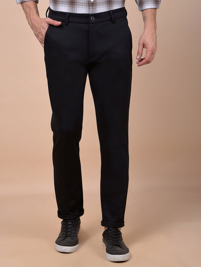 Iconic Black Knitted Trousers