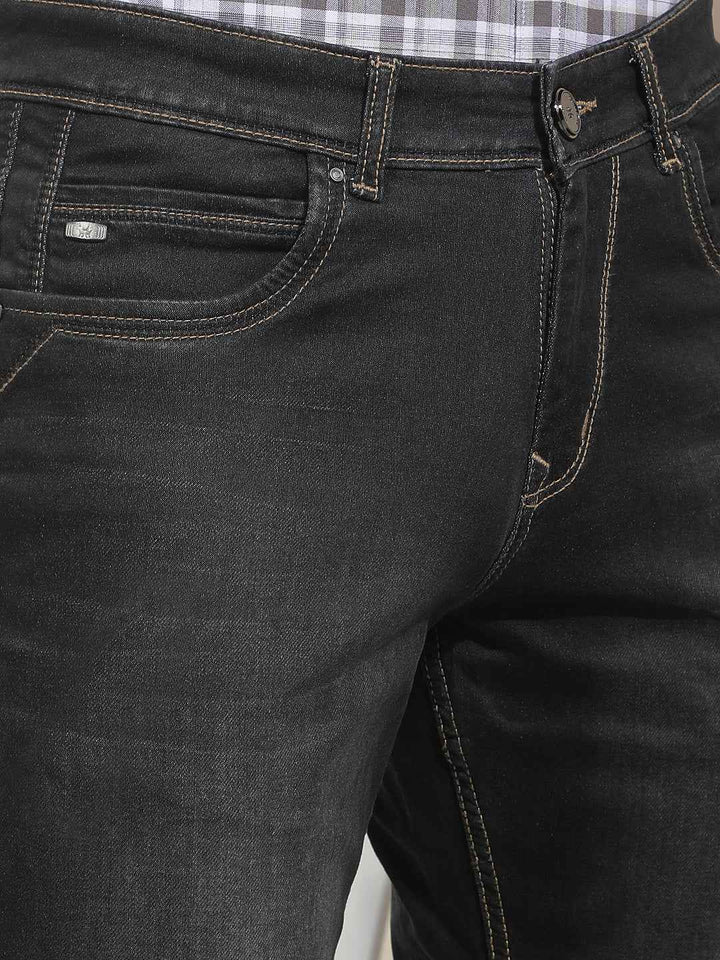 Black Straight Jeans