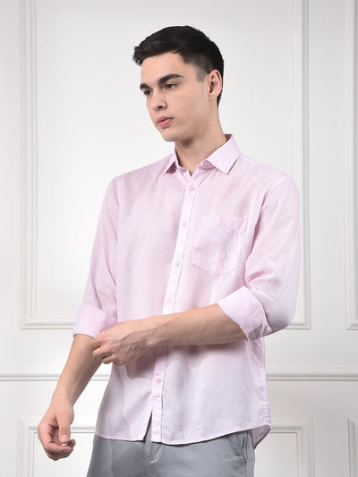 Soft Rose Linen Essentials Shirt