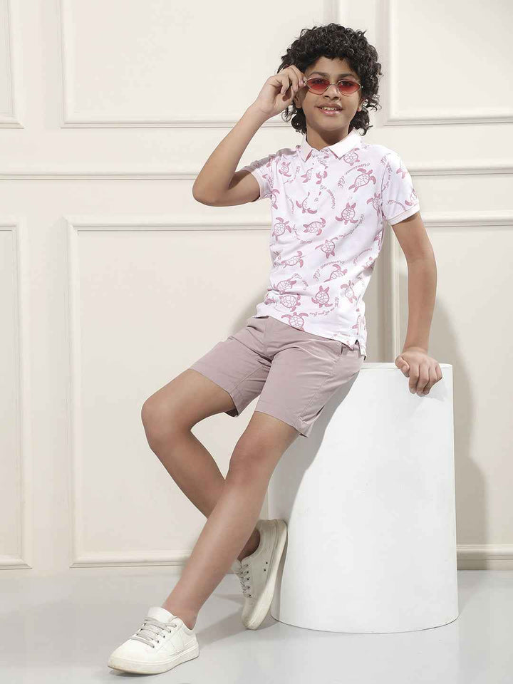 Fresh Pink 100% Cotton Shorts