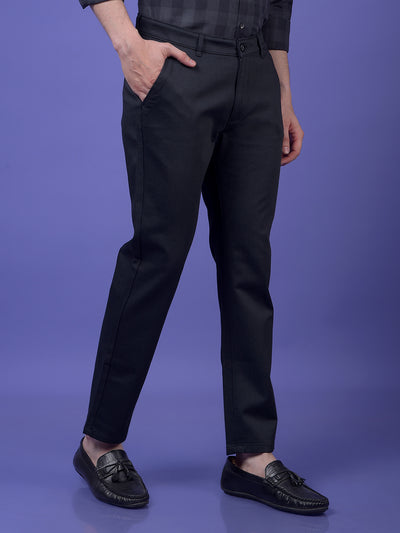 Black Printed Trousers