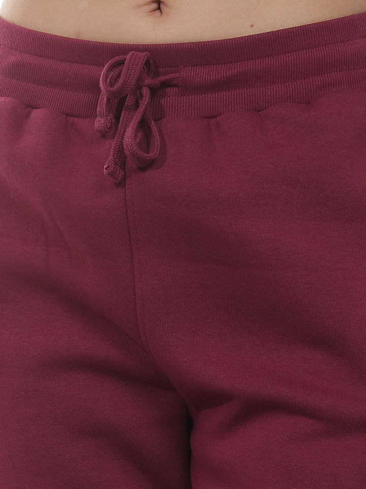 Sleek Burgundy Maroon Jogger