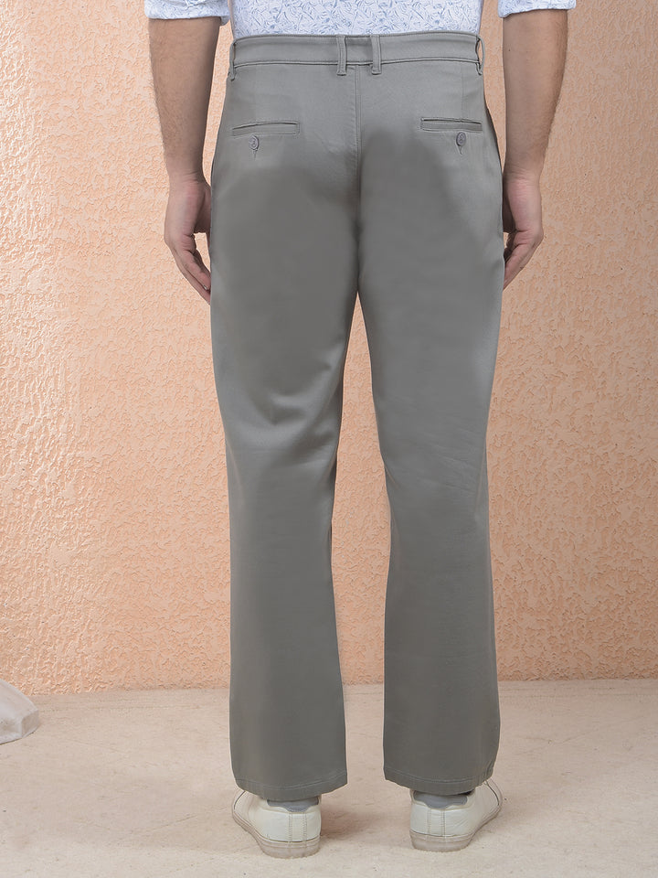 Classic Straight Grey Trousers