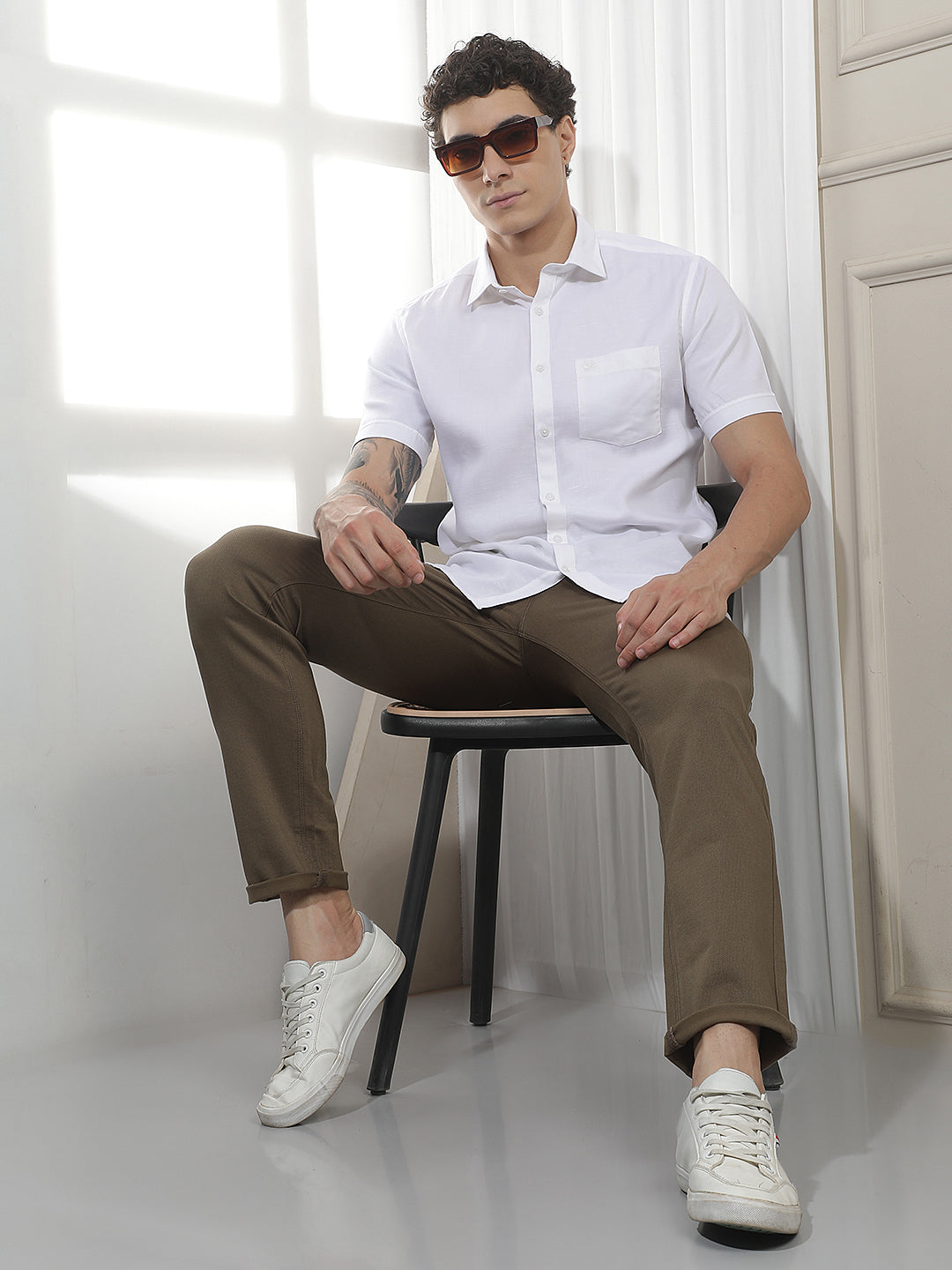 Classic White Casual Shirt