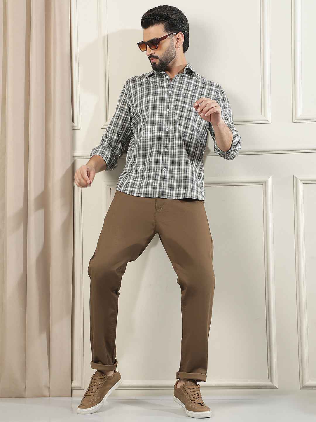 Brown Smart Casual Trousers
