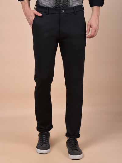 Black Printed Trousers