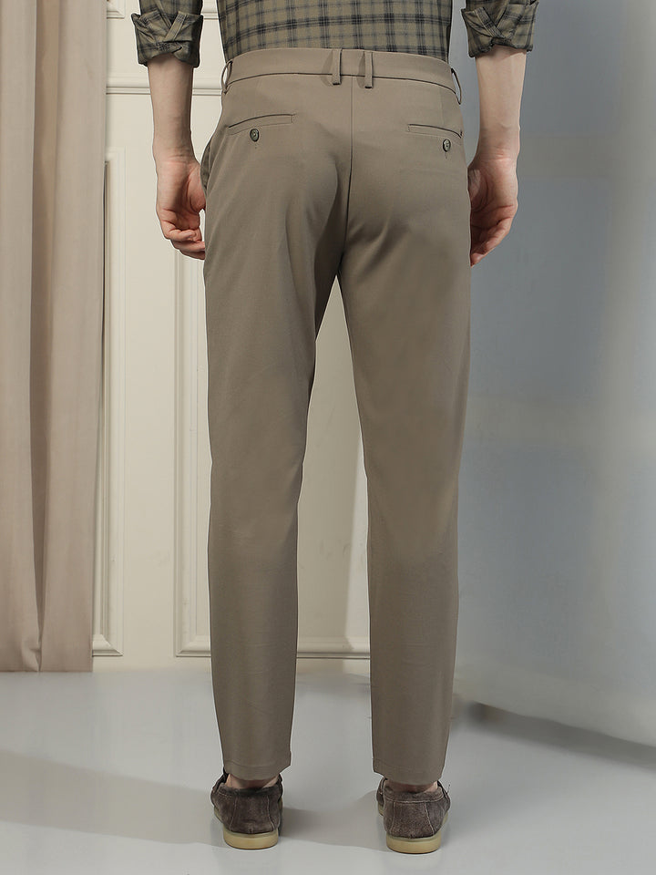 Minimalist Desert Khaki Chino Trousers