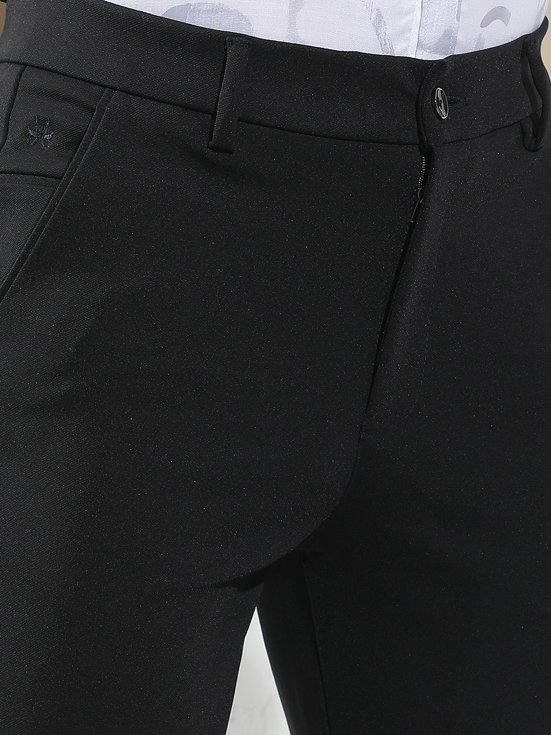 Navy Blue Knitted Trousers