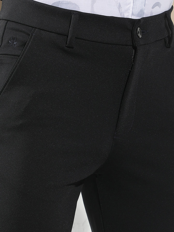 Navy Blue Knitted Trousers