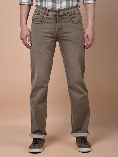 Elevated Brown Straight Jeans