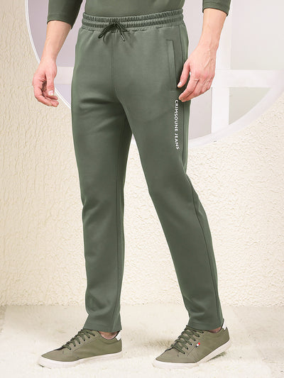 Olive Cotton Trackpants
