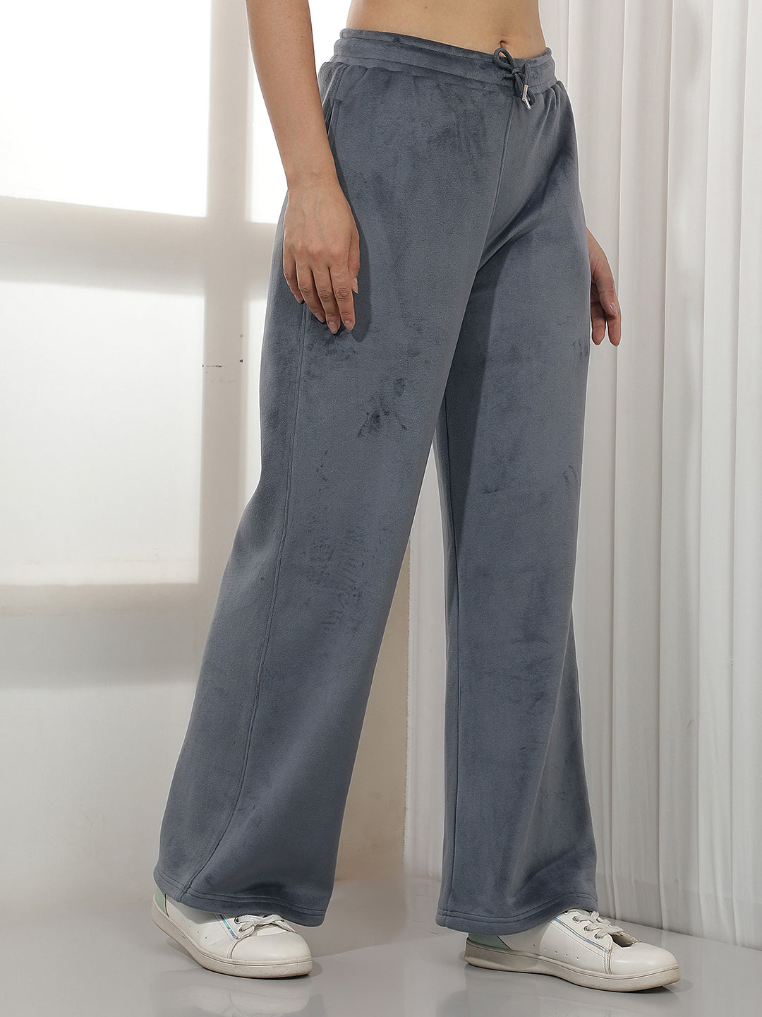 Tailored Fog Grey Knitted Trackpant