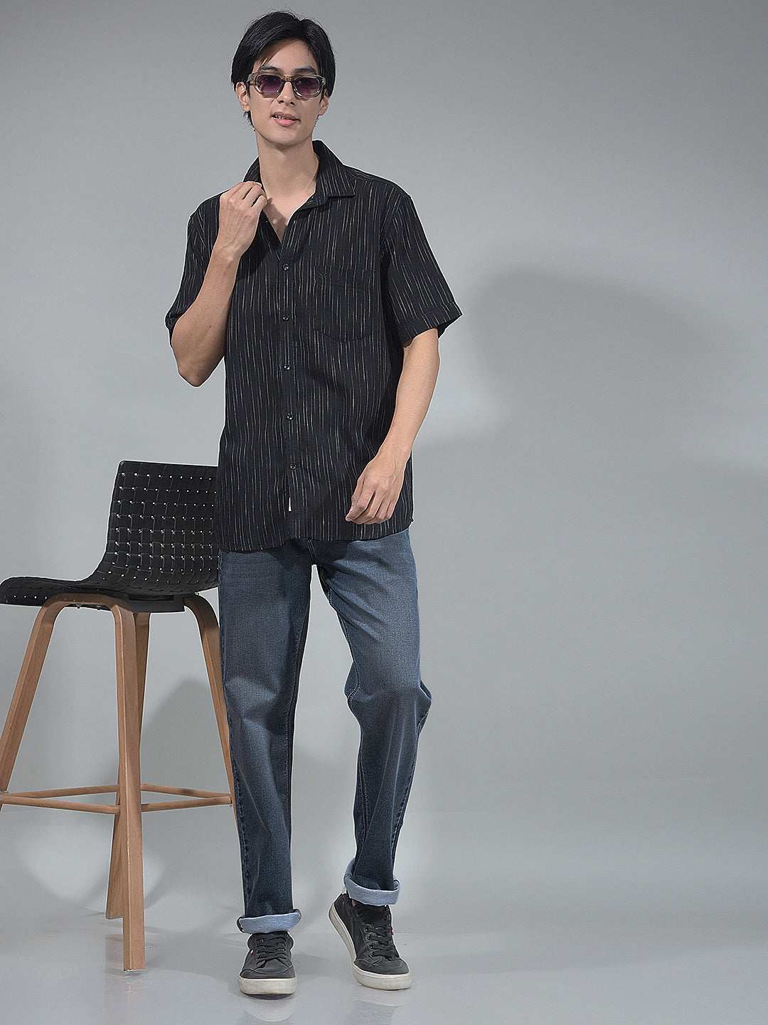 Indigo Blue Straight Jeans