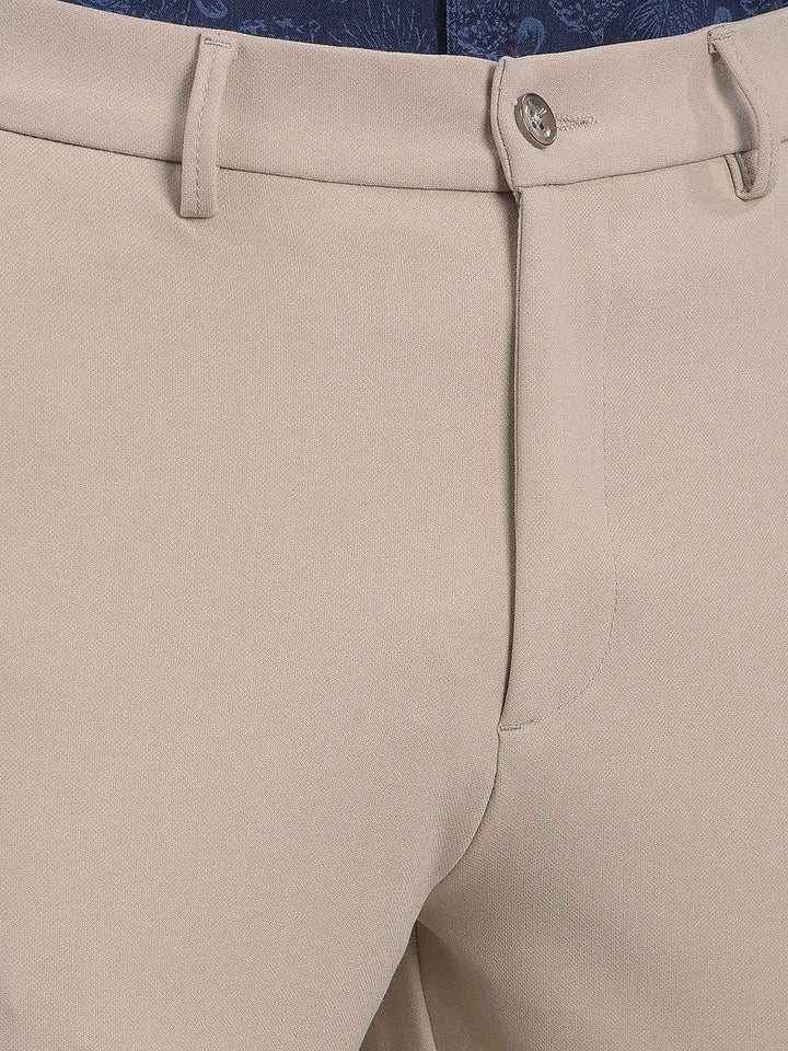 Urban Beige Knit Trousers