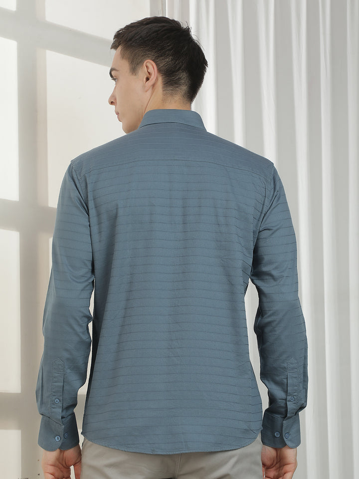 Chic Royal Blue Shirt
