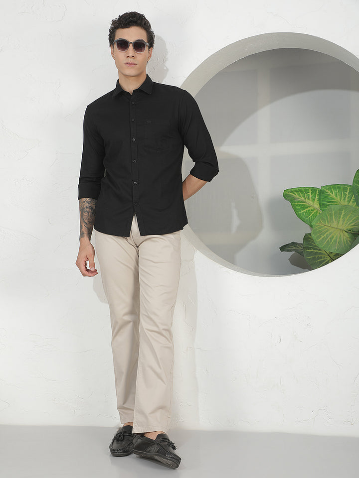 Classic Biscotti Beige Straight Trousers