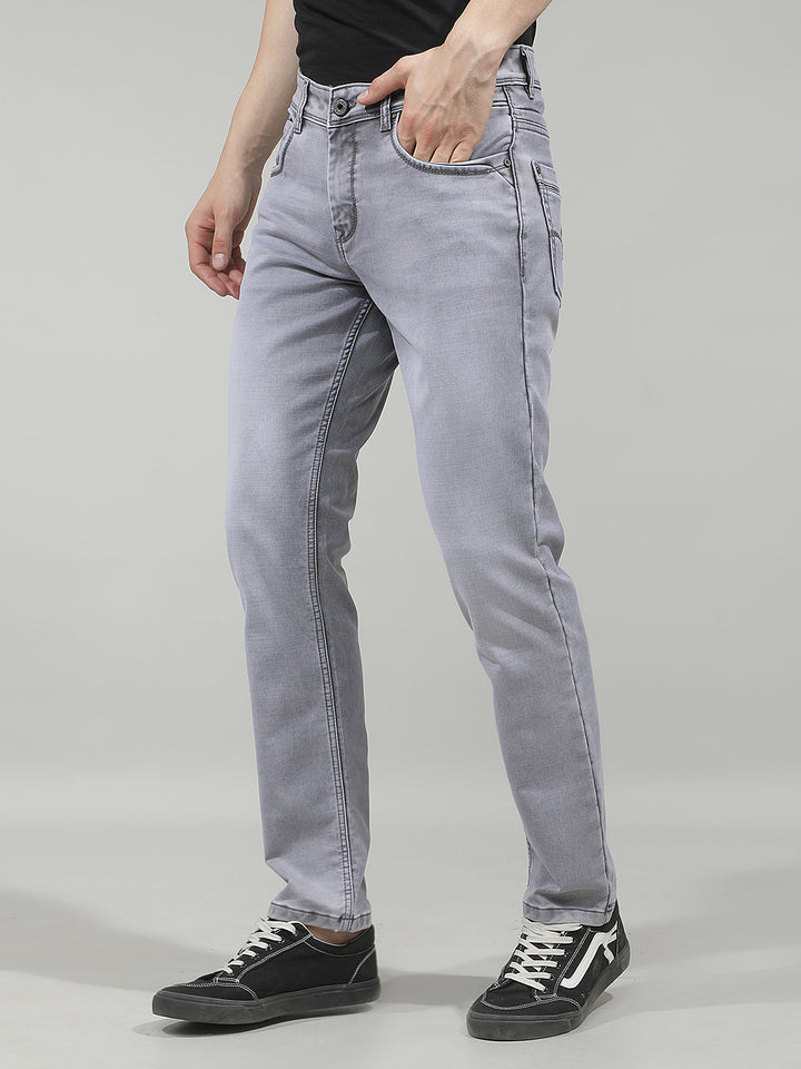 Sleek Fog Grey Jeans
