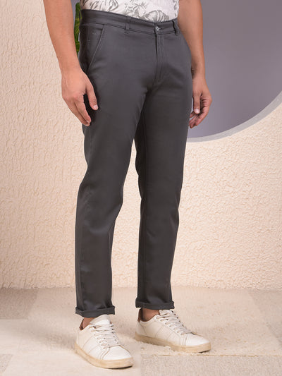 Pine Grey Dobby Finish Trousers