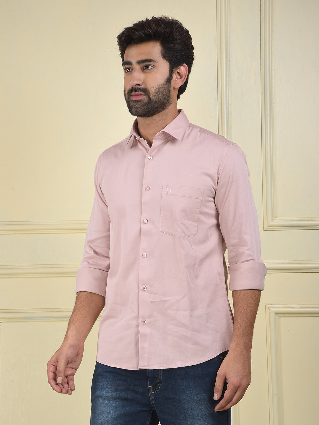 Easy Wear Peach Shirt