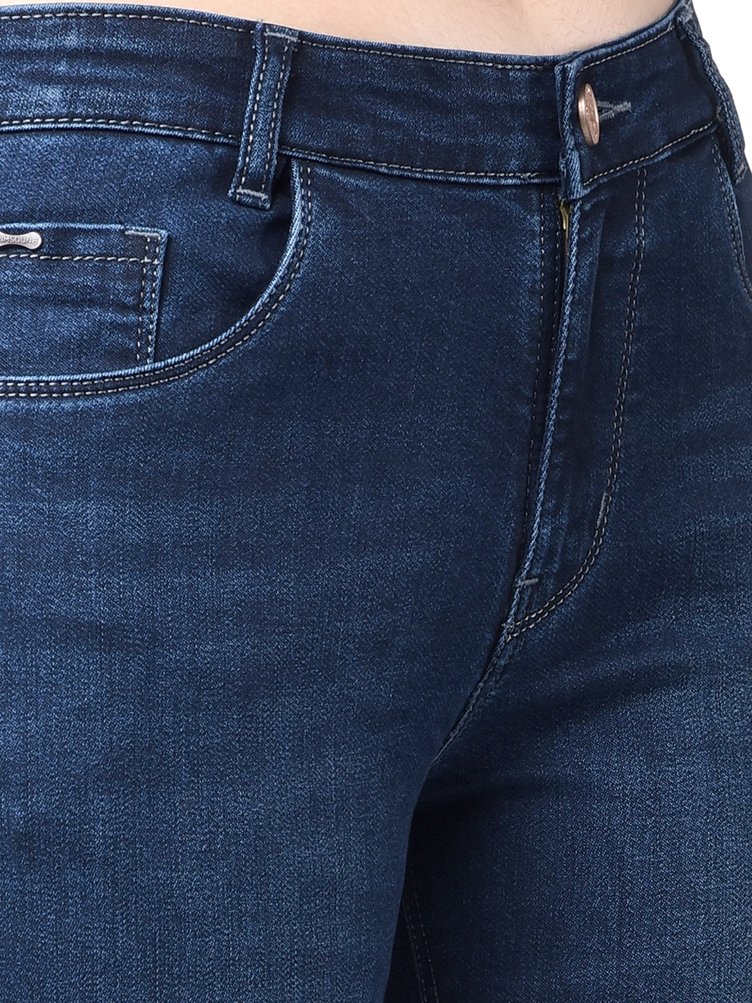 Streamlined Blue Bootcut Jeans