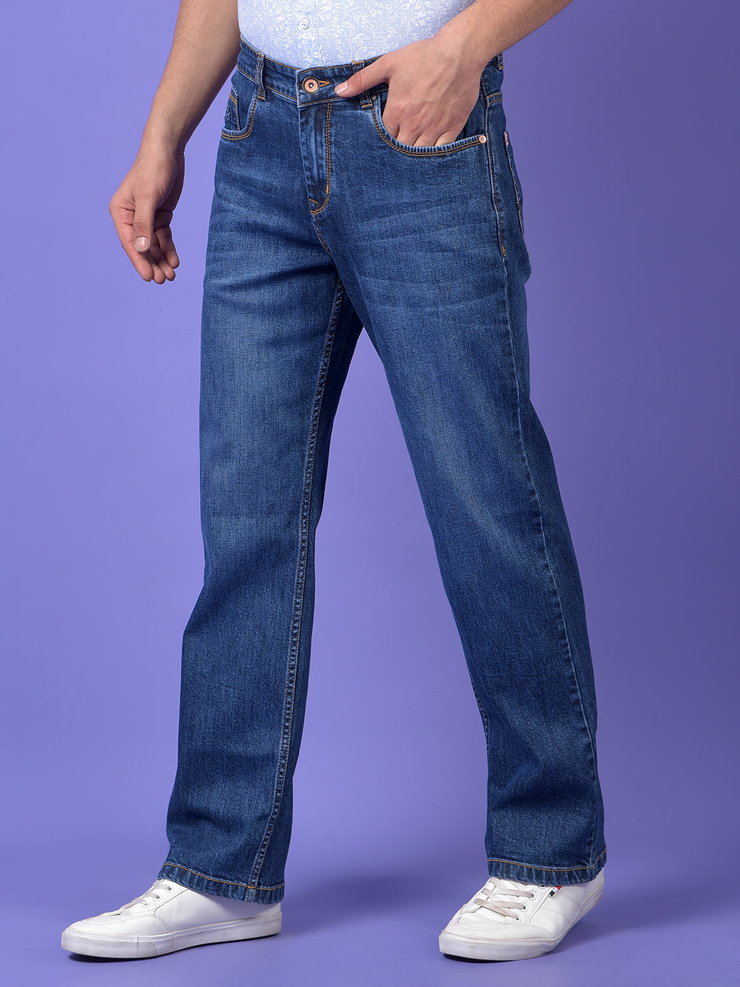 Blue Baggy Jeans