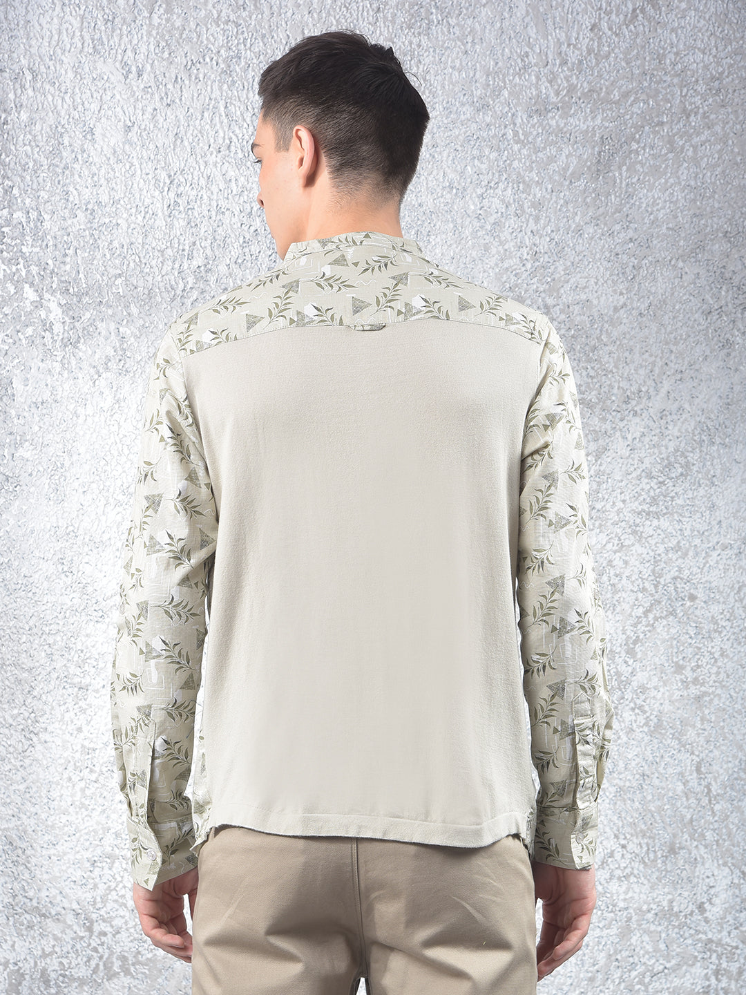 Green Floral Print Kurta