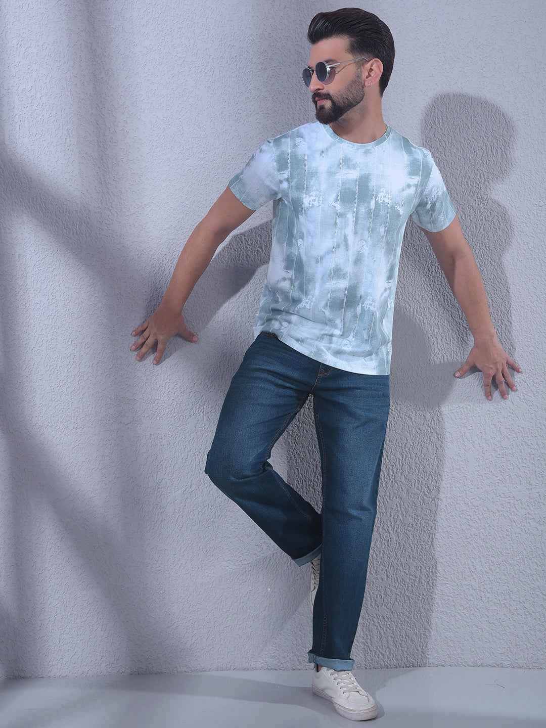 Green Printed T-Shirt