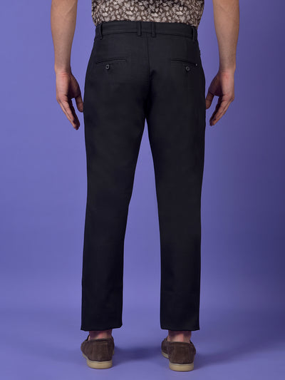 Black Printed Trousers