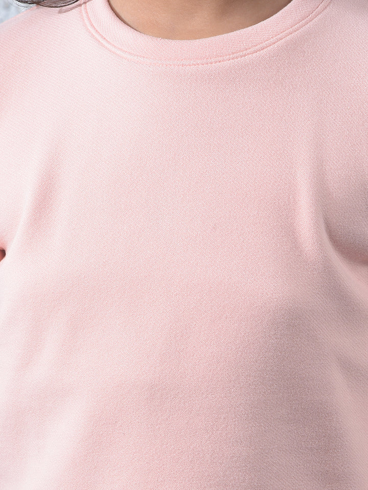 Modern Pink Knitted T-Shirt