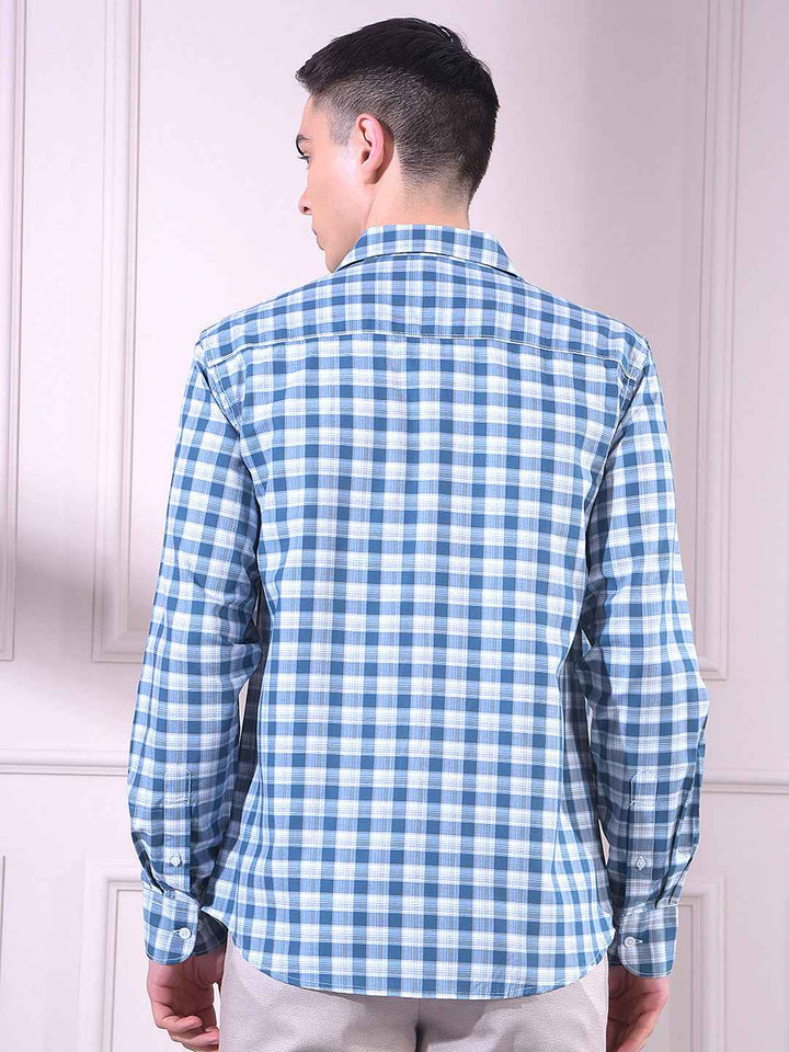 Blue Checked Shirt