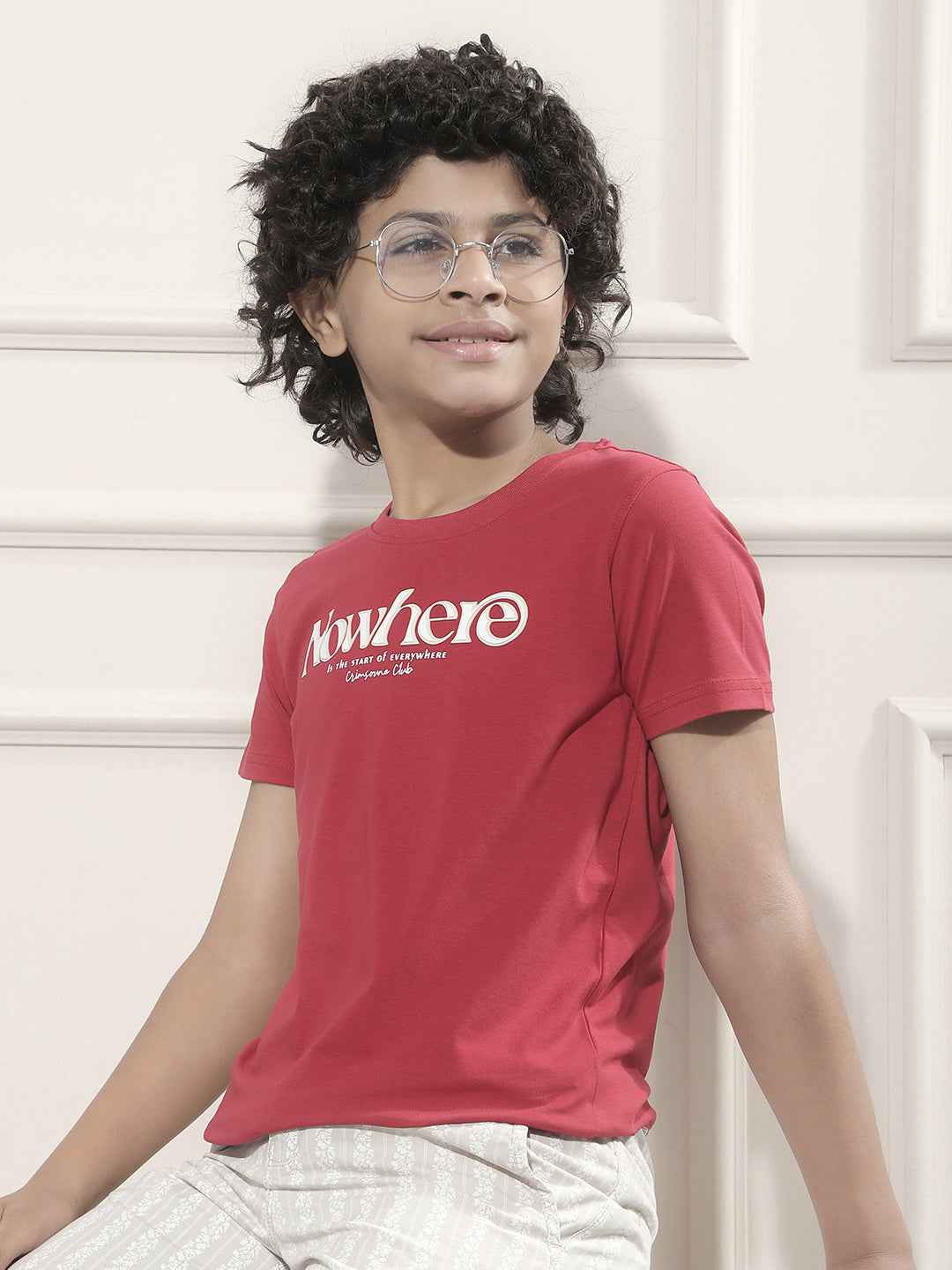 Red Graphic Print T-Shirt