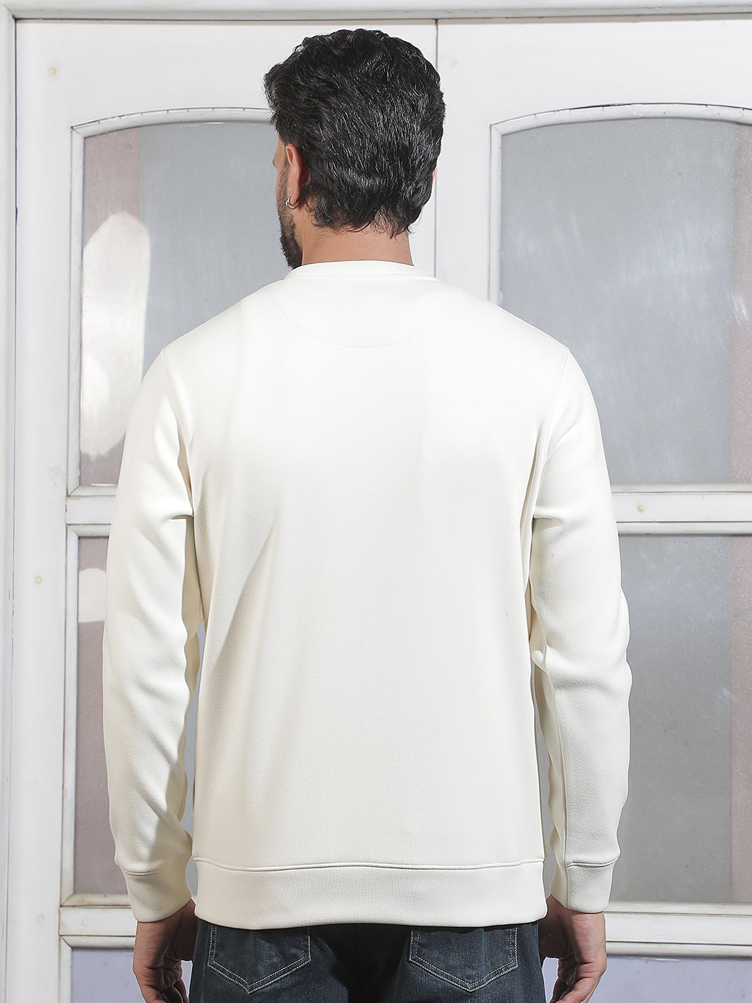 Minimalist Soft Cream Sweatshirt