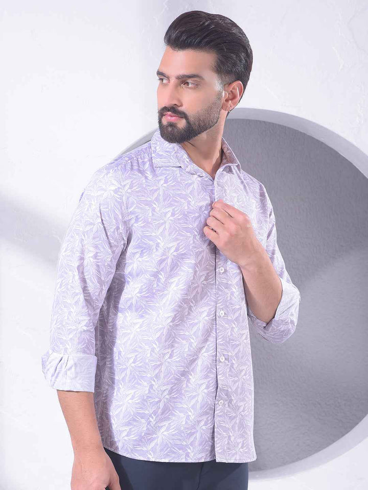 Pink Floral Print Shirt