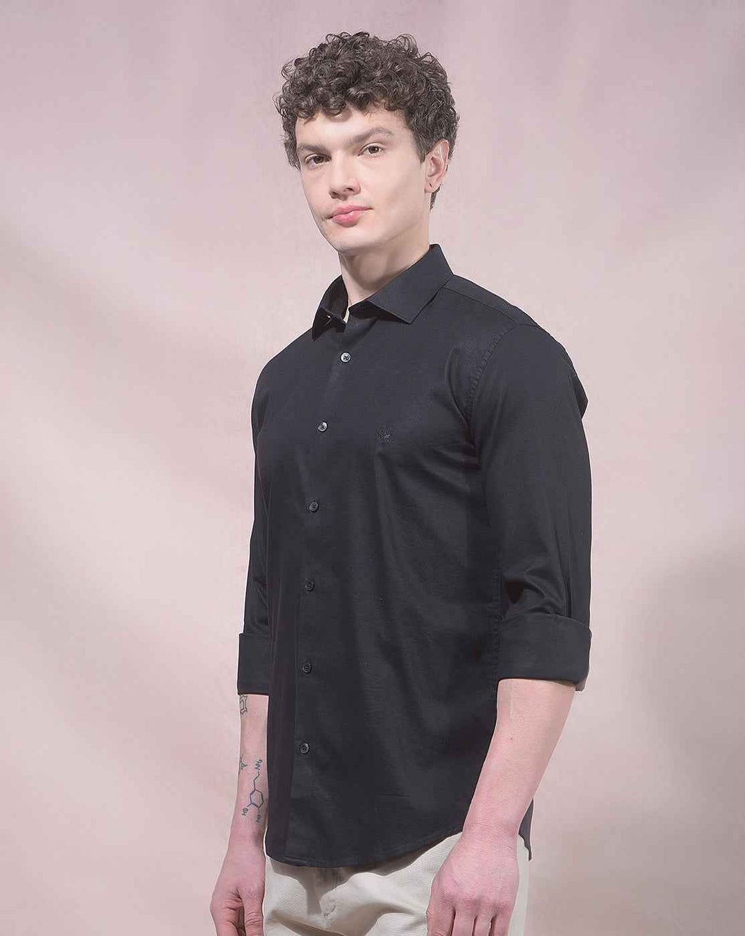 Classic Black Soft Fabric Shirt